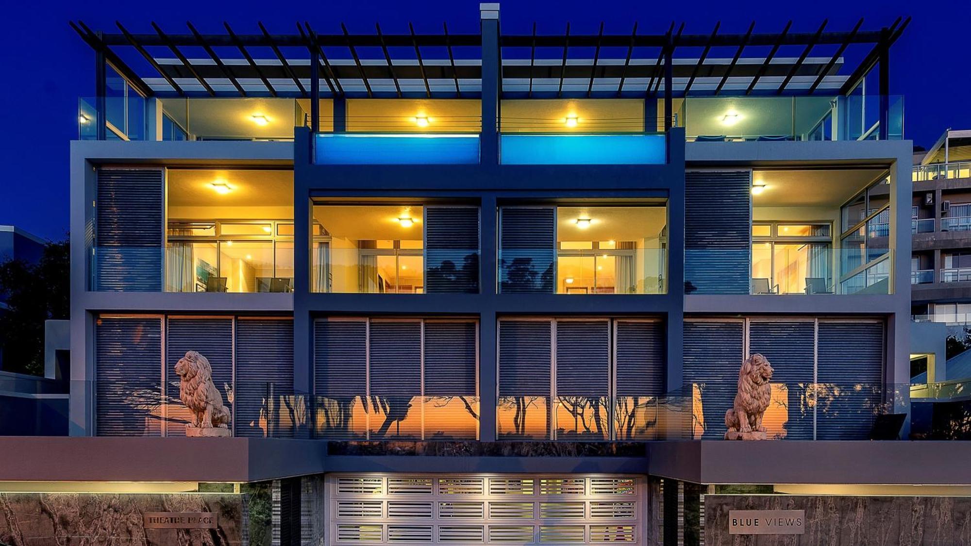 Blue Views Penthouse Beachfront Apartment With Pool Kapstaden Eksteriør billede