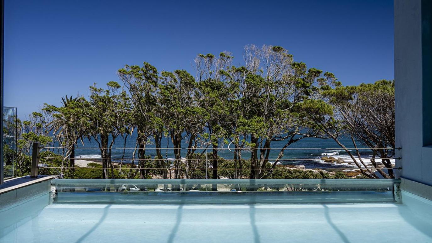 Blue Views Penthouse Beachfront Apartment With Pool Kapstaden Eksteriør billede