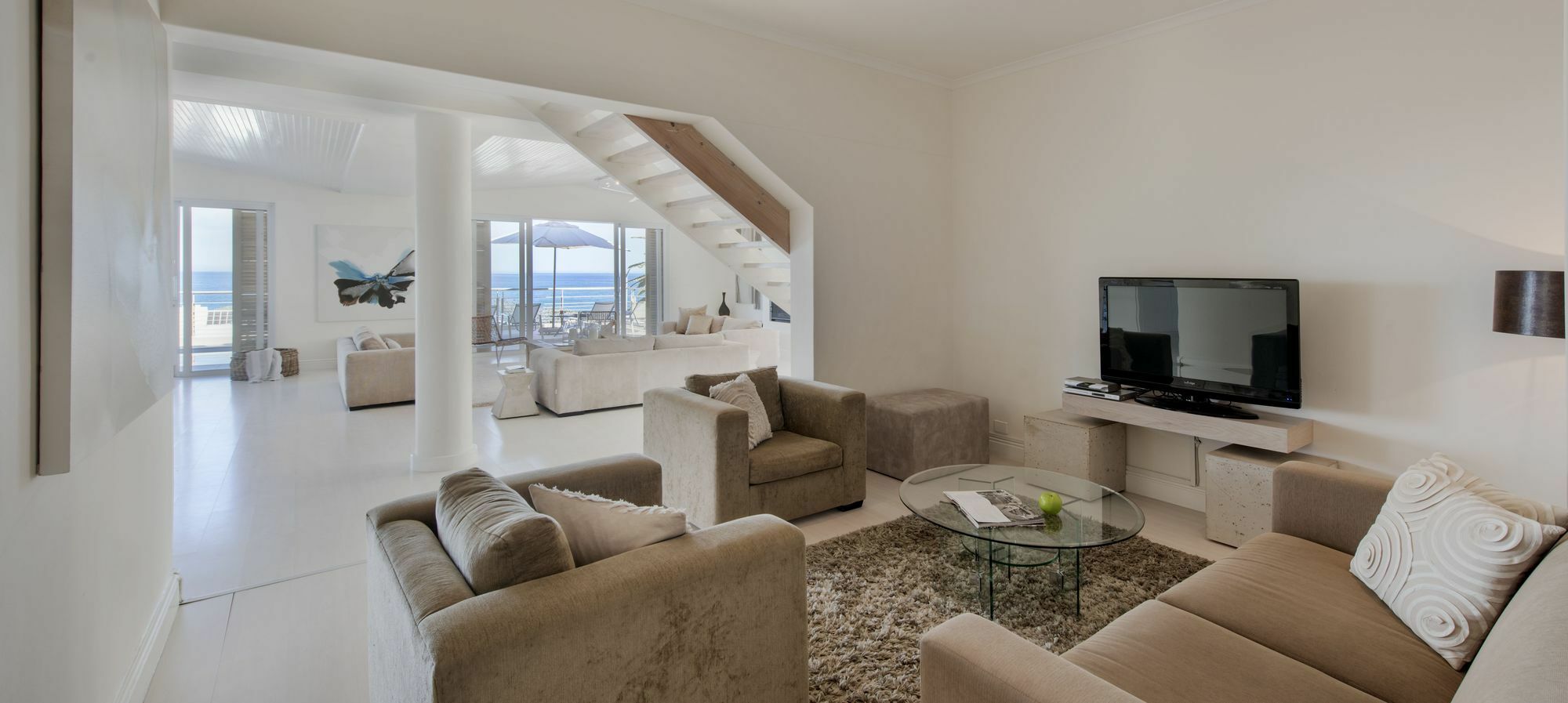Blue Views Penthouse Beachfront Apartment With Pool Kapstaden Eksteriør billede