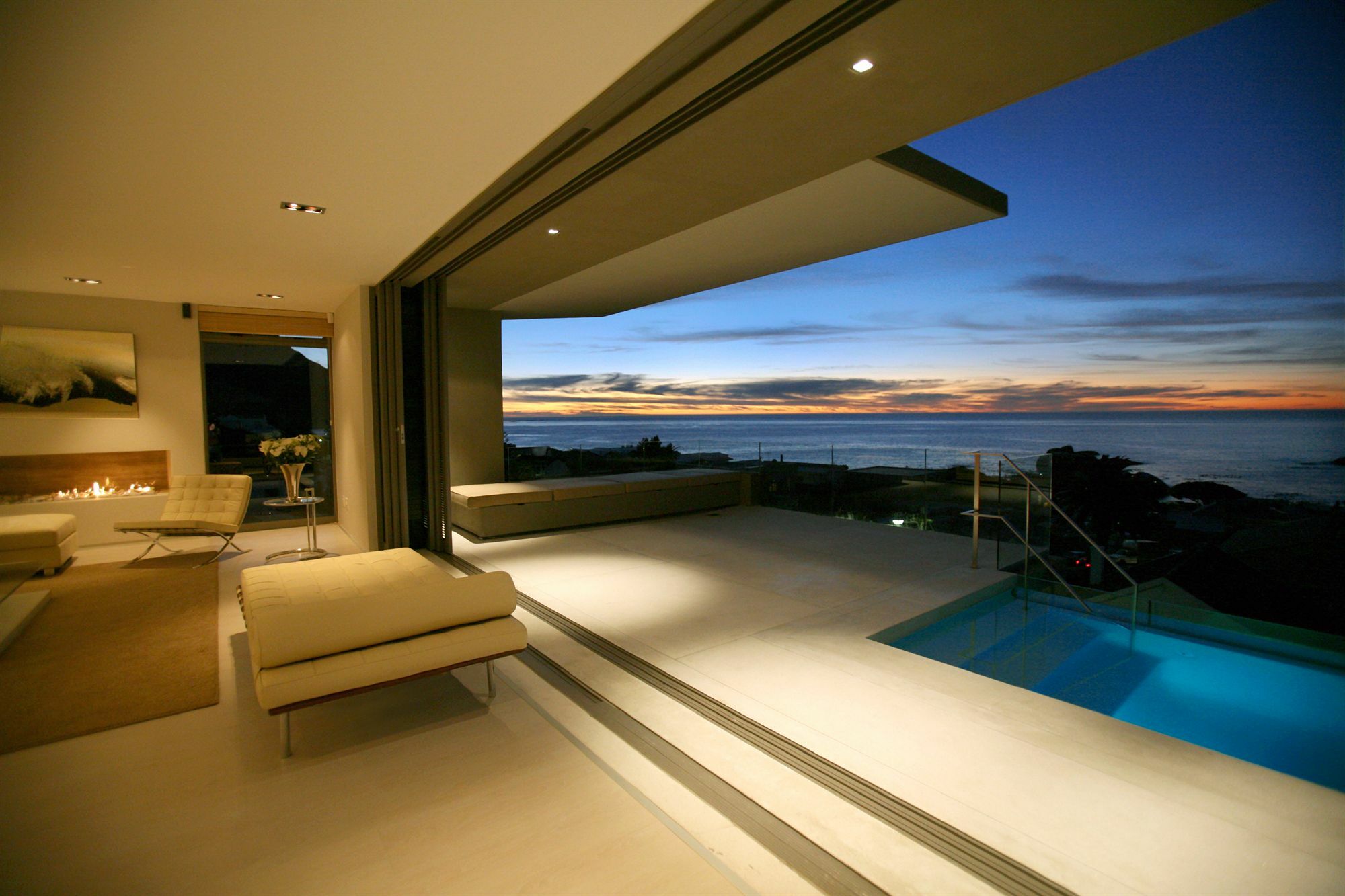Blue Views Penthouse Beachfront Apartment With Pool Kapstaden Eksteriør billede